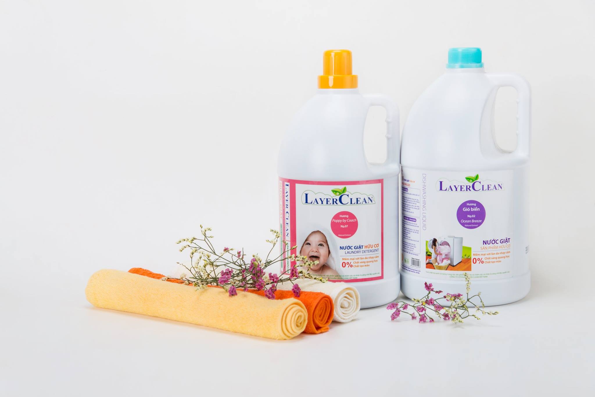 Nước giặt hữu cơ LayerClean hương gió biển 5l