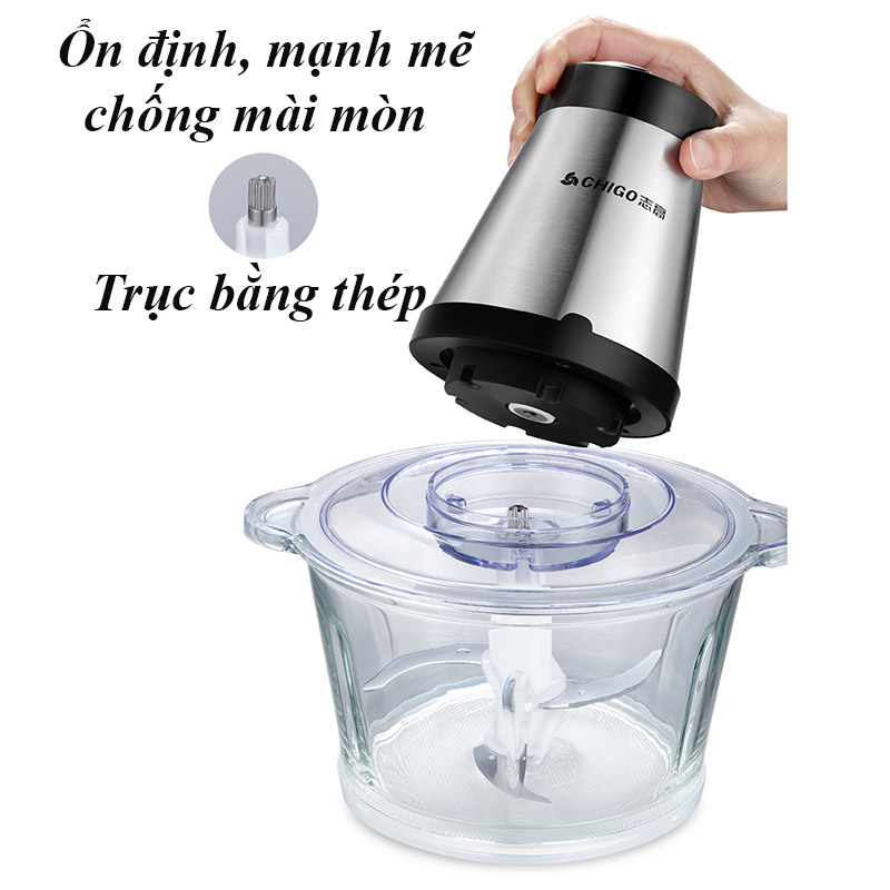 Máy xay thịt đa năng - Máy xay thịt CHIGO công suất 300W