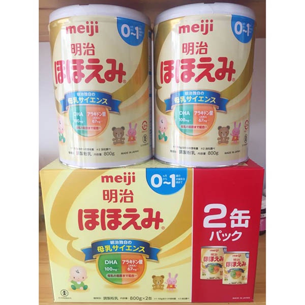 [Date 12.2024] Sữa Bột Meiji Nội Địa số 0 lon 800g