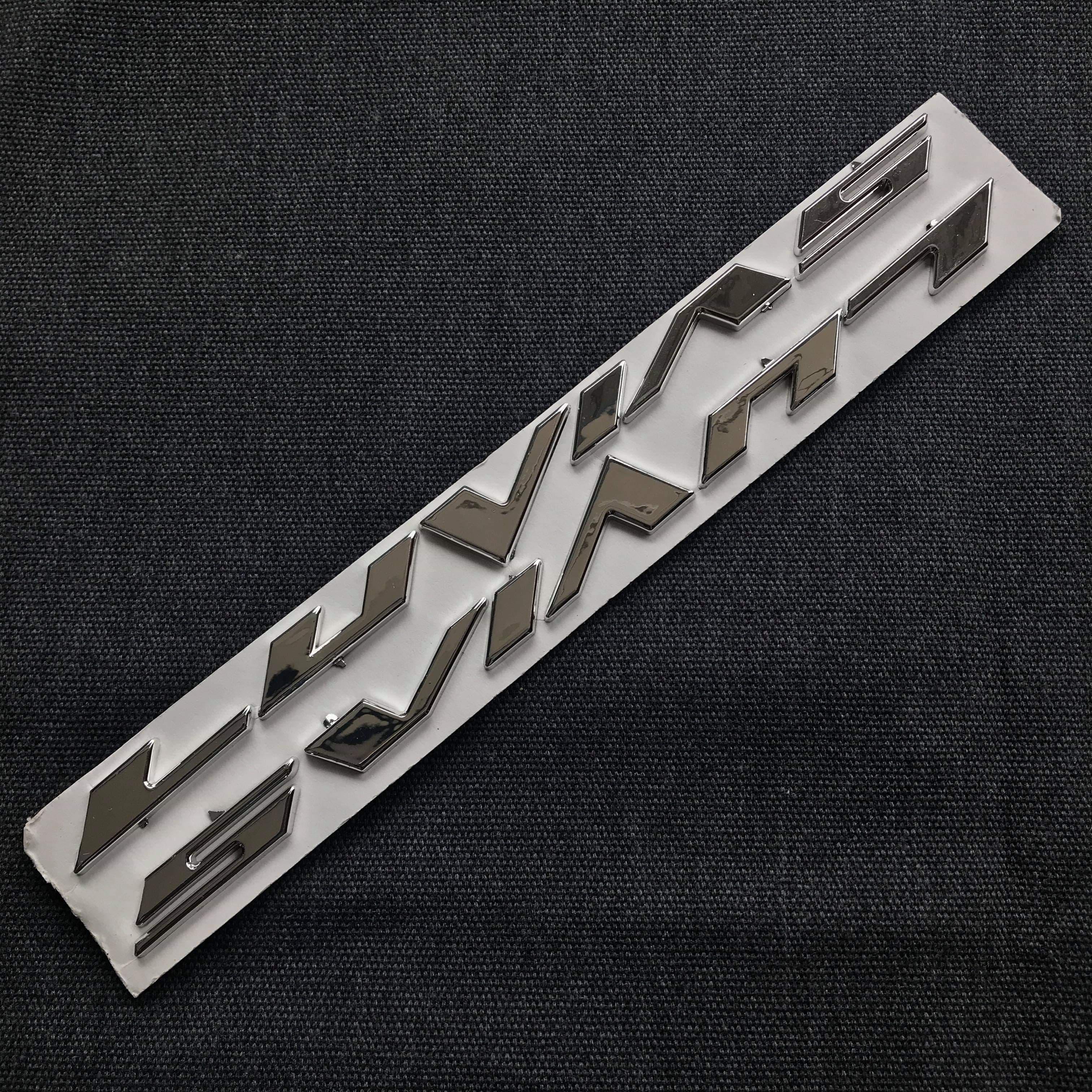 [HCM][DECAL CHỮ] TEM CHỮ NỔI CHO DÒNG XE LUVIAS (MÀU BẠC BÓNG)