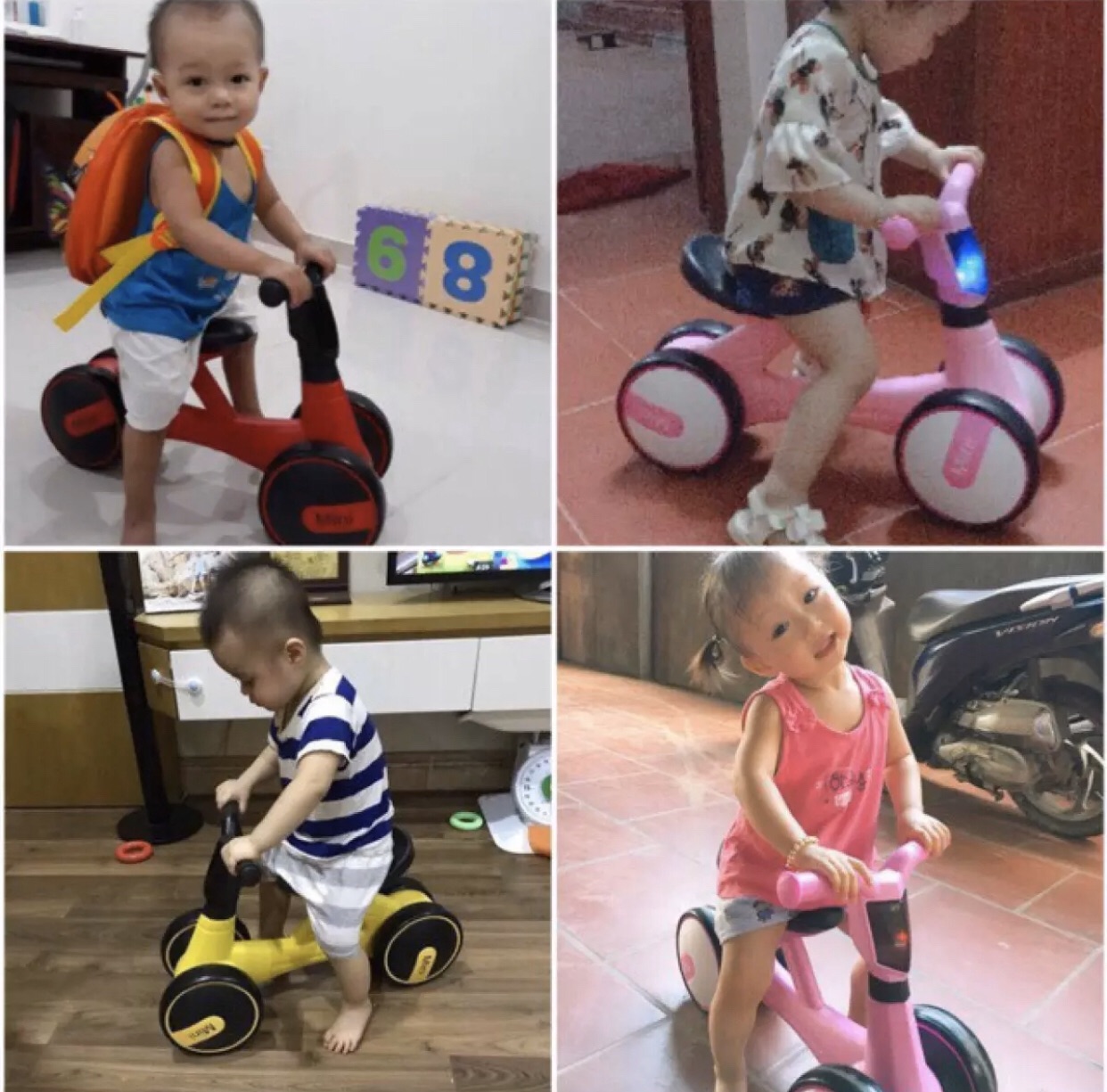 Xe chòi chân mini bike có nhạc, đèn