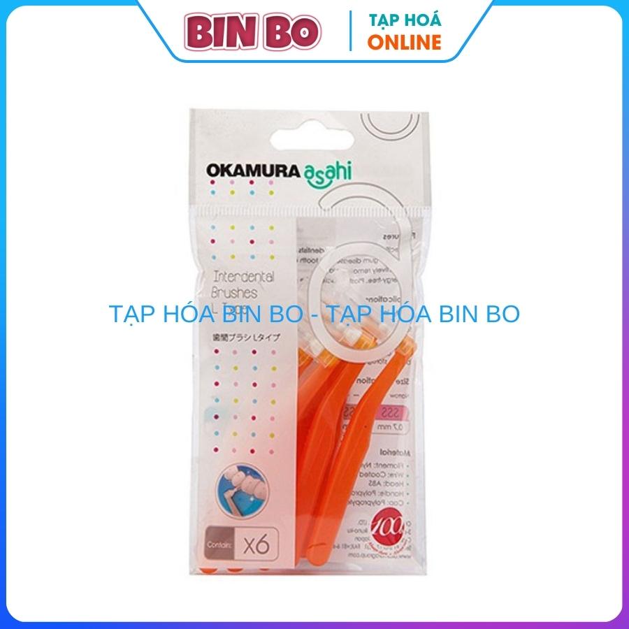 Bàn chải kẽ răng Okamura Asahi dạng L