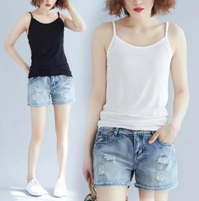 Áo thun hai dây nữ - áo thun ôm nữ 2 dây