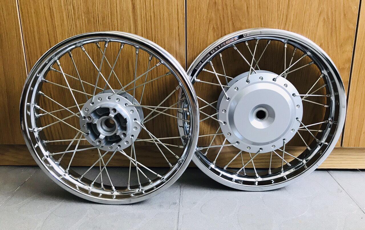 BỘ CĂM ĐÙM NIỀNG(VÀNH NAN SẮT) ZIN THÁI AIR BLADE 2008-2019-VISION VÀ VARIO CLICK AIR BLADE 2020 ZIN THEO XE