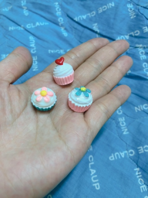 [HCM]Bánh Cupcake Nhiều Màu Charm Slime [1 cái ]