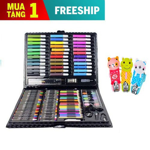 Bút chì màu 150 chi tiết tặng kìm cắt móng cho bé