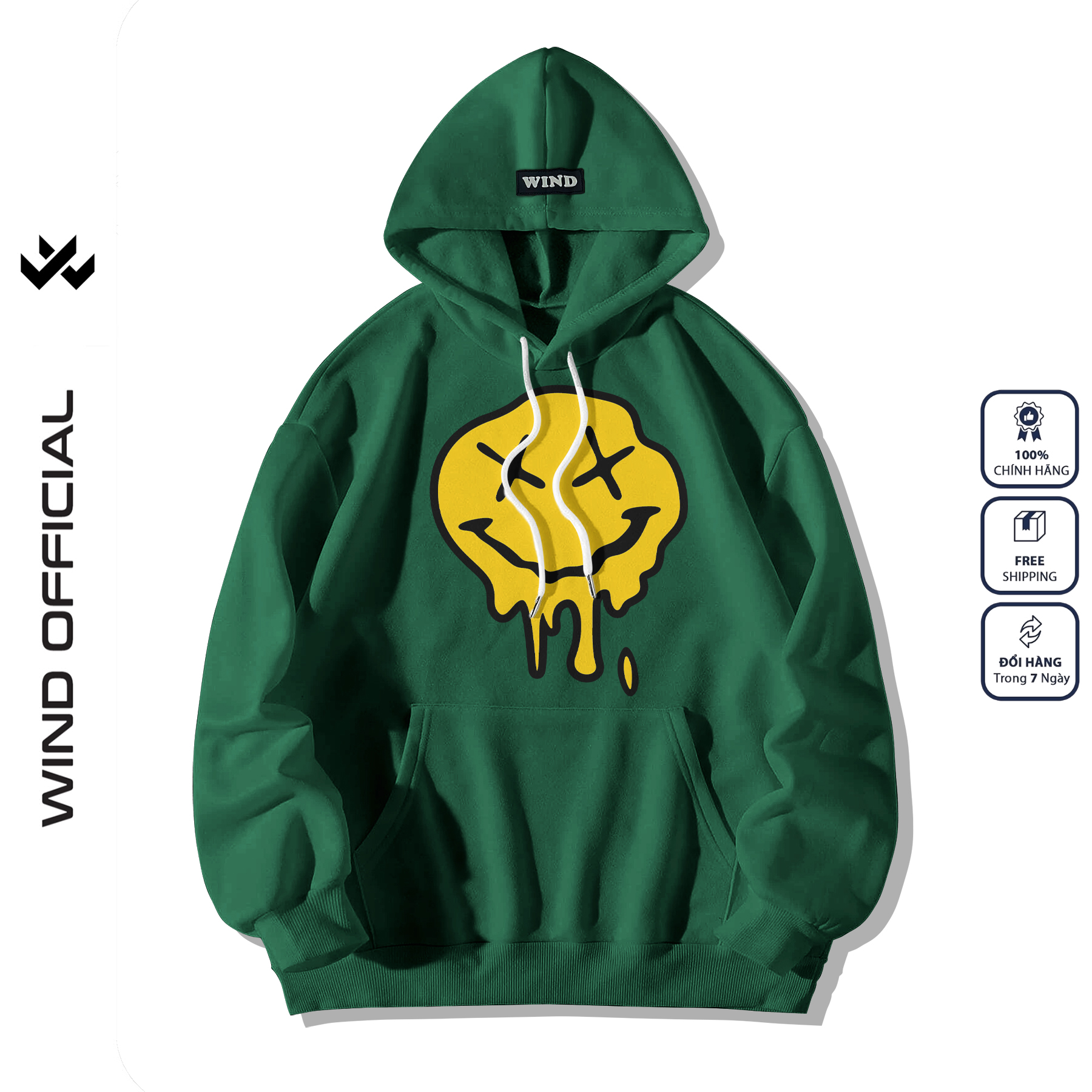 Áo hoodie nam nữ form rộng WIND DREW thời trang nam nữ oversize ulzzang