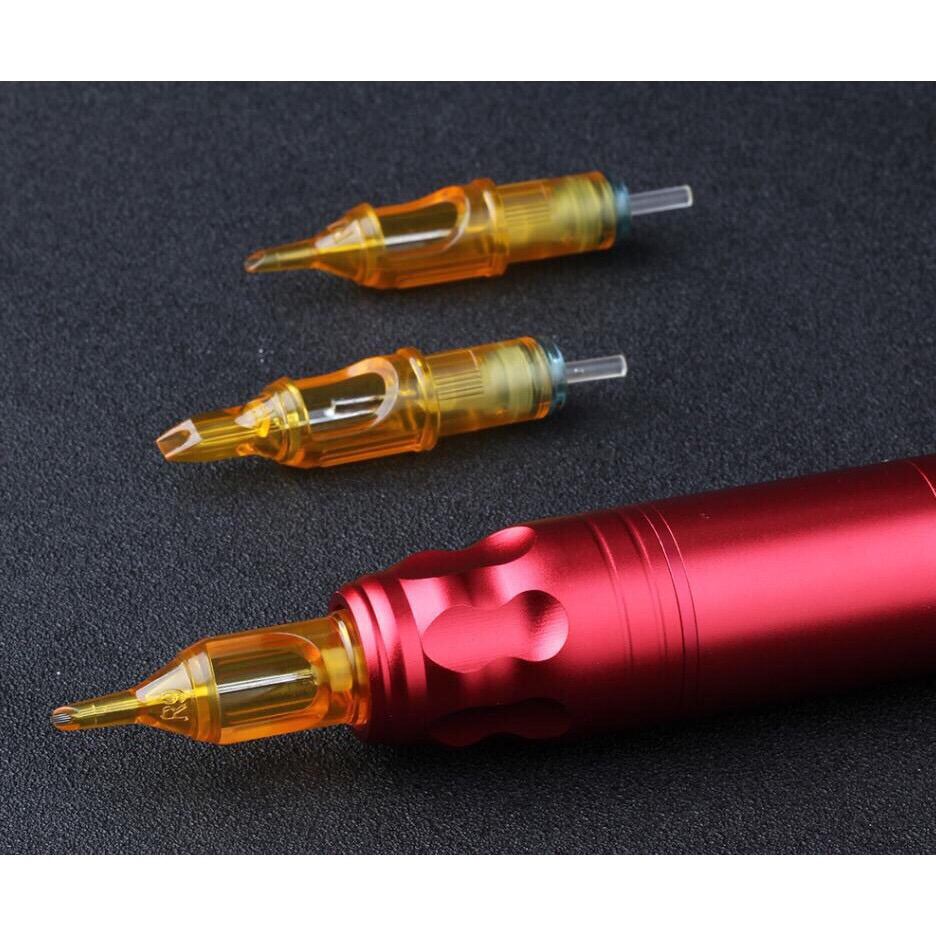 Combo 5 kim chuồn vàng 1,5.7,9,11,15 máy pen tattoo và máy pen mini, kim máy phun xăm, kim máy pen