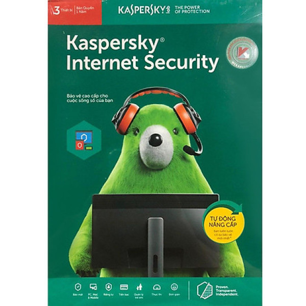Bảng giá Phần mềm diệt Virus Kaspersky Internet Security Cho 1 Máy Tính - KIS1U - Hàng chính hãng Phong Vũ