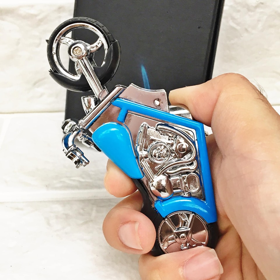 (BẬT LỬA ĐỘC LẠ) HỘT QUẸT KHÒ HÌNH CHIẾC XE MÔTÔ