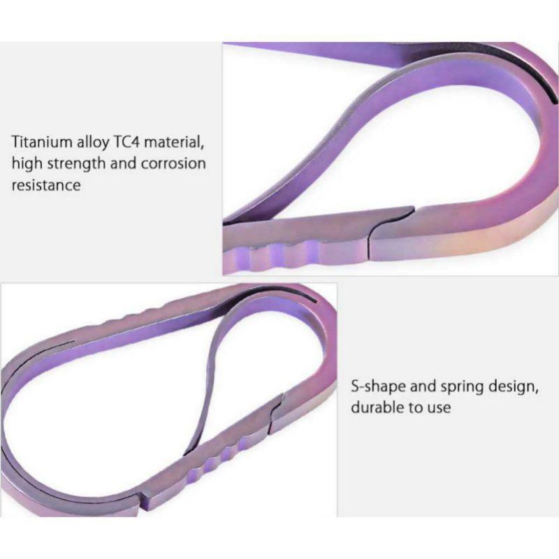 [dochoixehoigiare.vn] Móc khóa Titan TC4 S-Biner