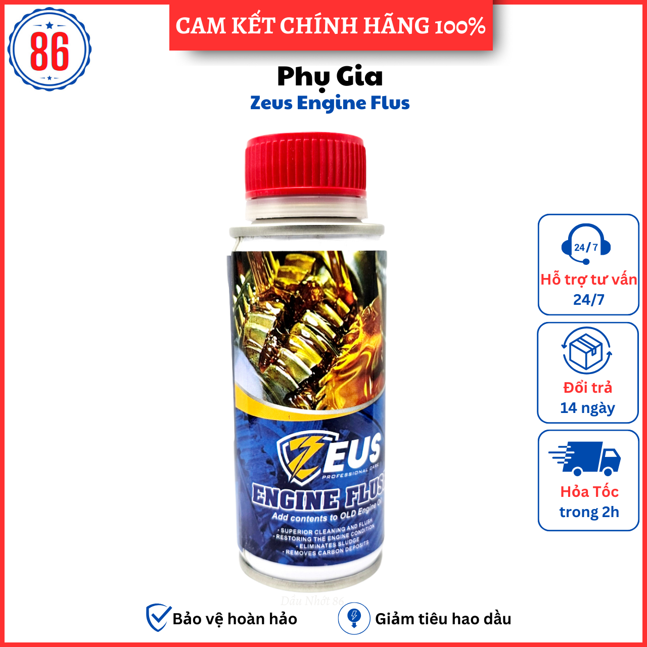 Súc Rửa Động Cơ Thunder Engine Flush 100ML