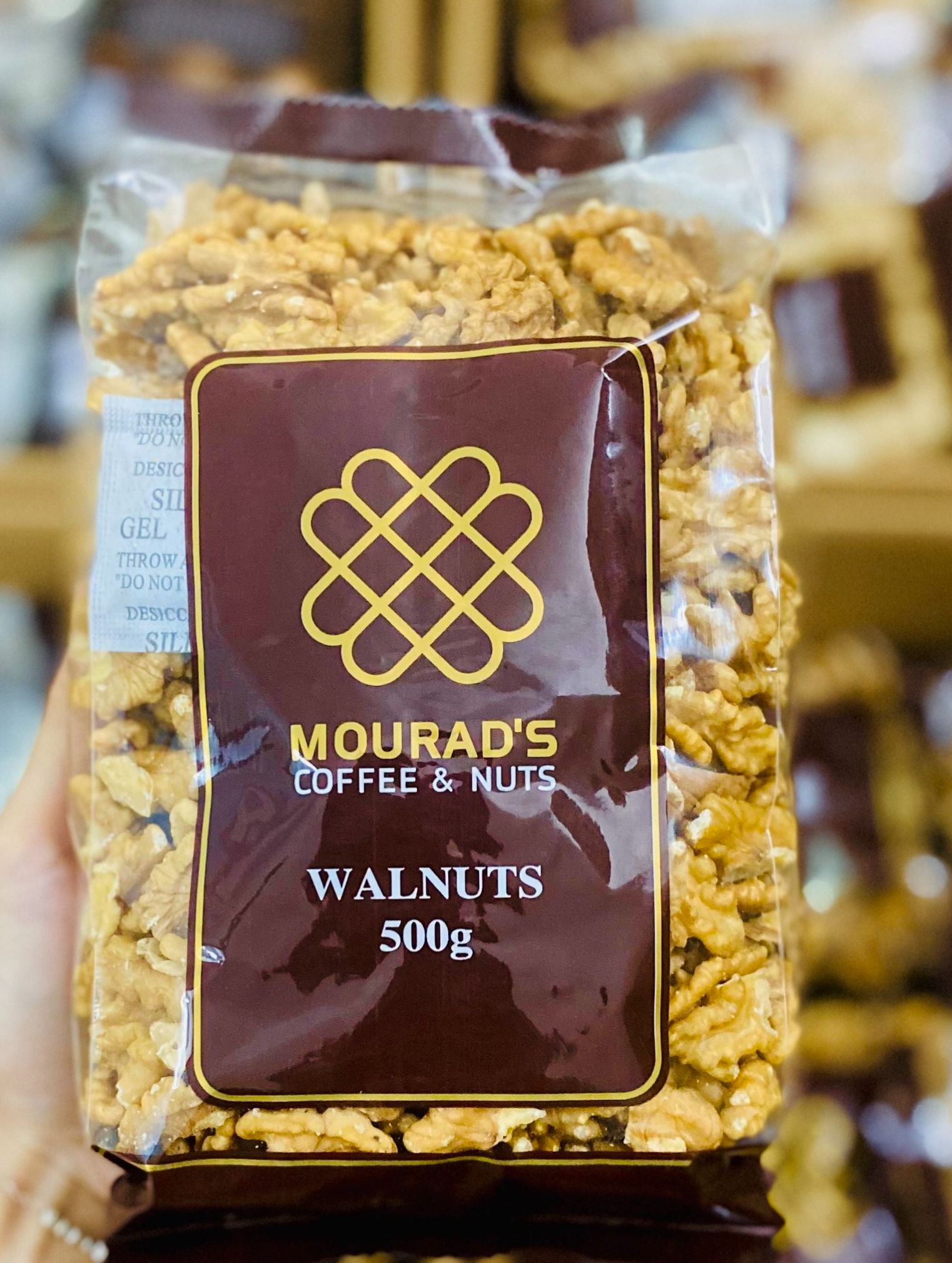 Hạt óc chó tách vỏ mourads walnuts 500g của úc