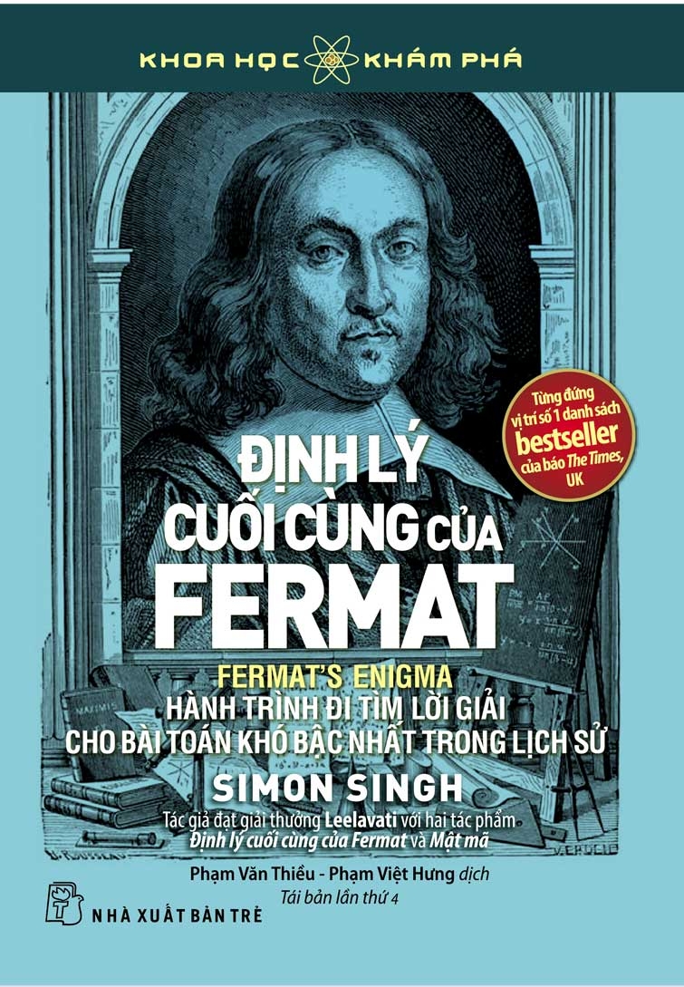 Sách NXB Trẻ - Khoa học khám phá. Định lý cuối cùng của Fermat