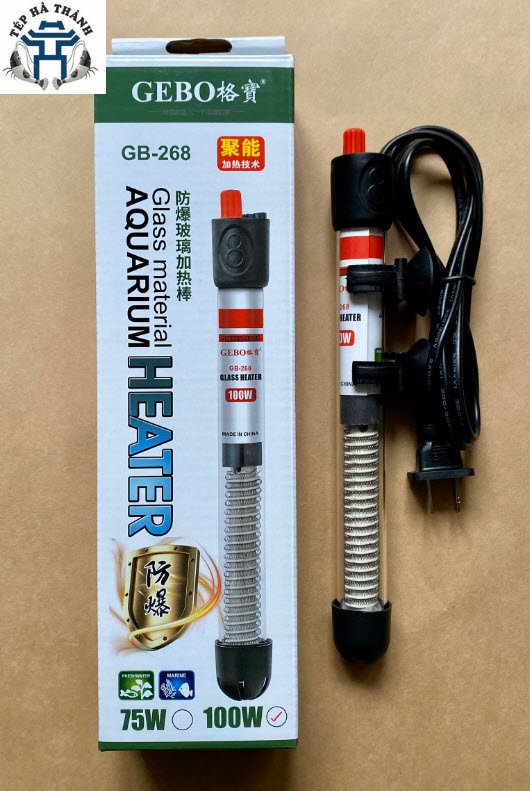 [Hoàn Tiền 10%] Sưởi Bể Cá Gebo 100W