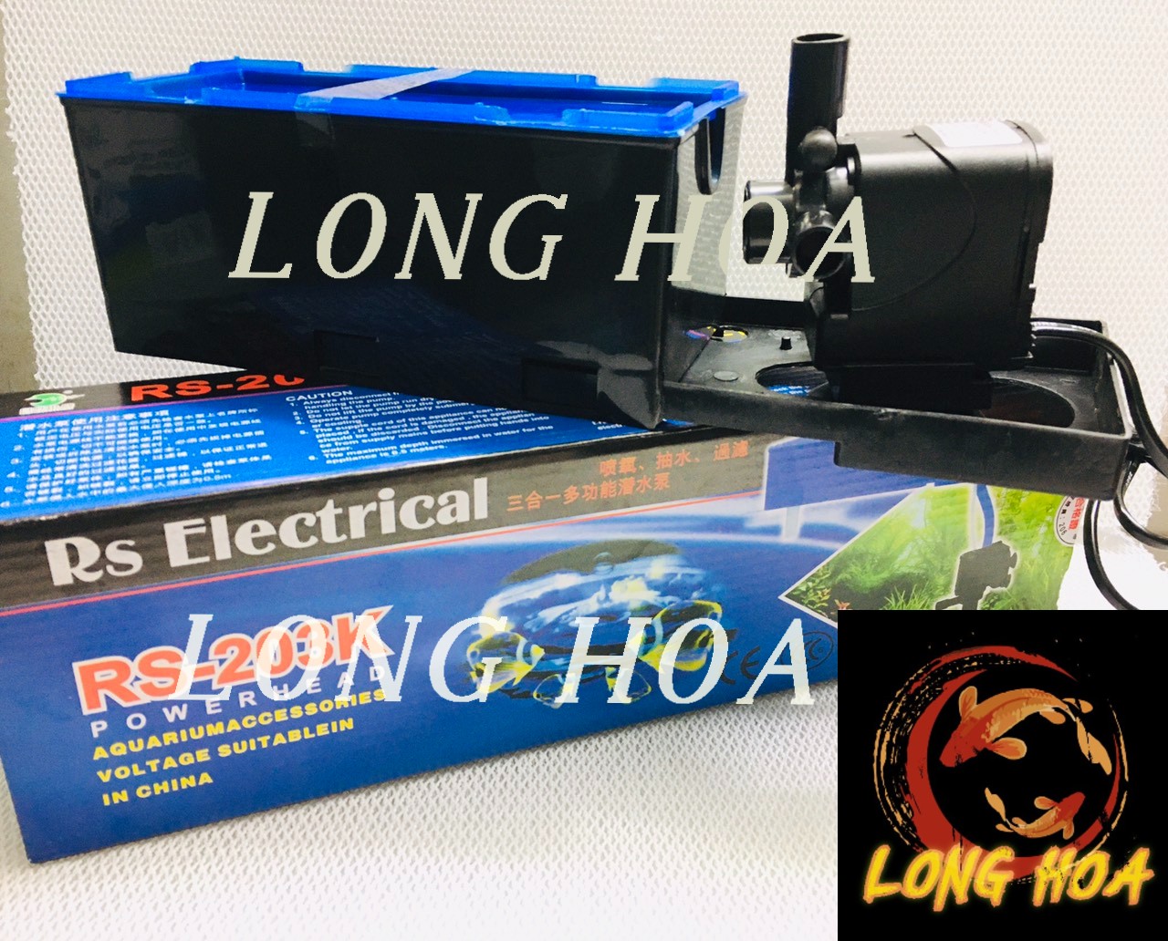 [Hoàn Tiền 10%][HCM]Máy Bơm Lọc Nước Risheng RS nhiều công suất Dành Cho Hồ Cảnh