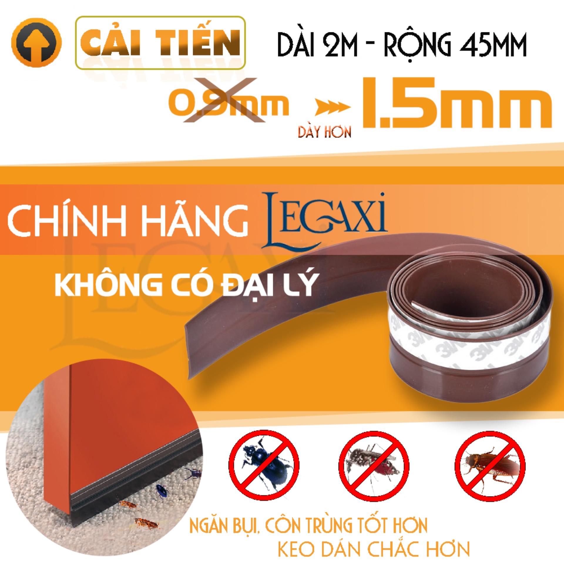 Ron Dán Ngăn Chống Côn Trùng Ruồi Muỗi Gián Chuột Che Khe Hở Chân Cửa Dài 2 mét Rộng 45mm Legaxi SWD1