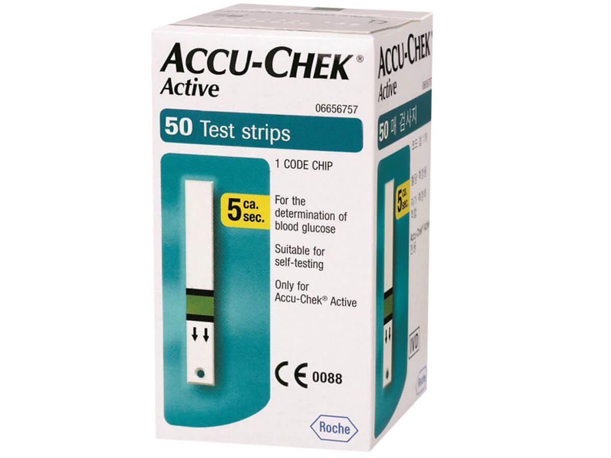 Que thử đường huyết Accu-Chek Active 50
