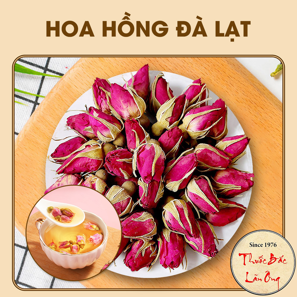 Nụ Hoa Hồng Đà Lạt 100g (Nụ Hồng Nguyên Bông)