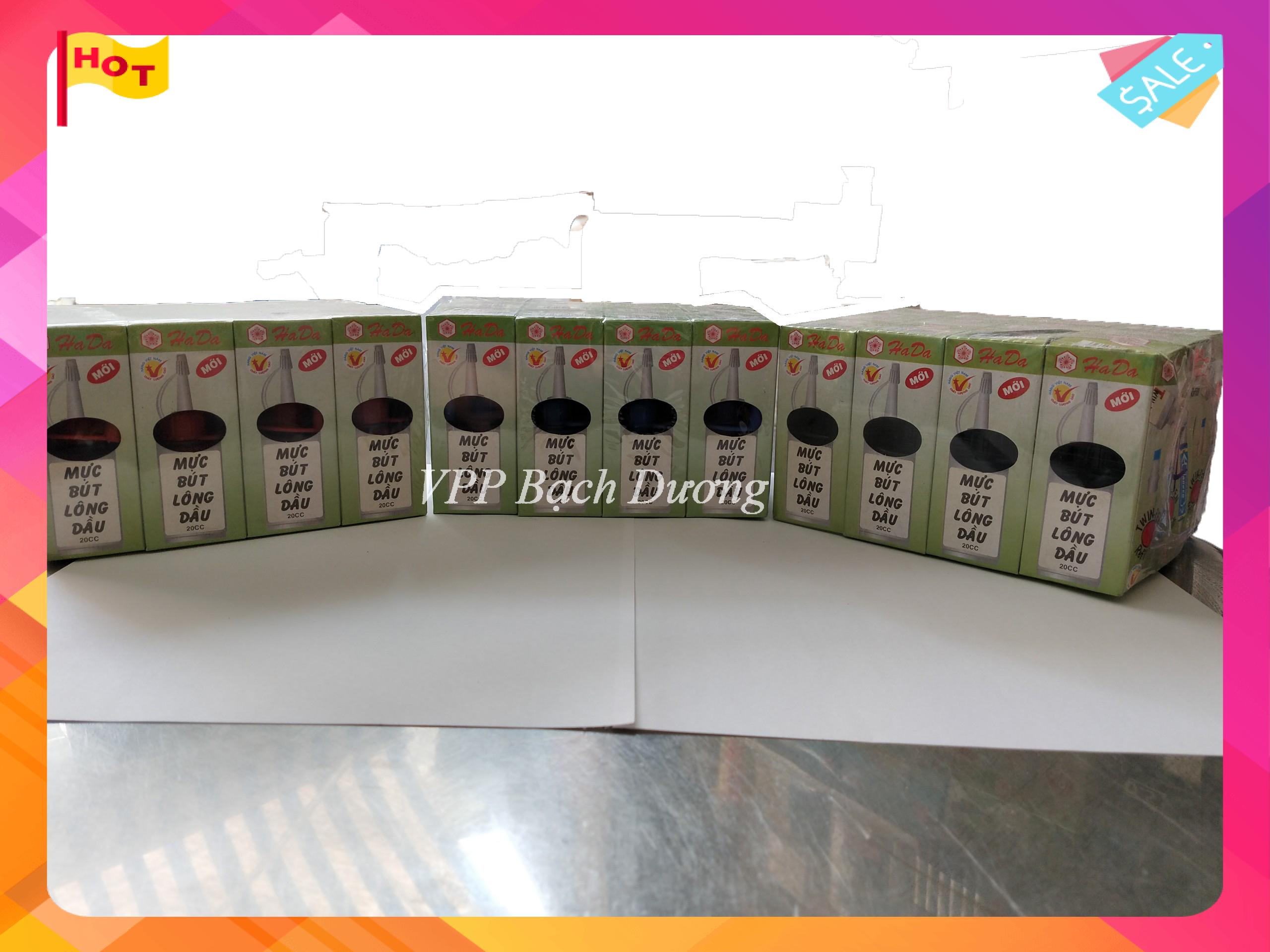 Mực lông dầu Hada - 12 chai