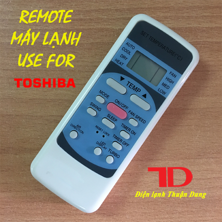 Điều khiển, remote dành cho máy lạnh điều hòa TOSHIBA, Điện Lạnh Thuận Dung