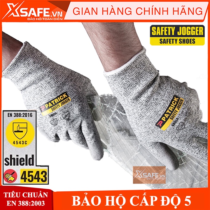 Safety gloves joggers shield-en388 standard 5-level work gloves-original labor protection gloves