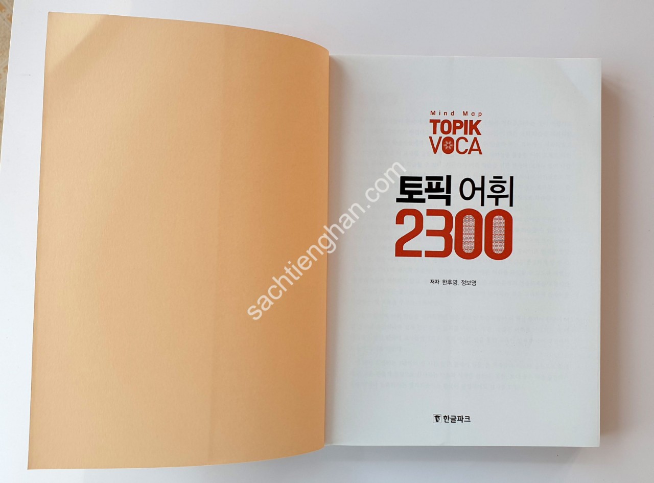 Mindmap Topik Voca - 2300 Từ Vựng Topik II (Bản màu đẹp)