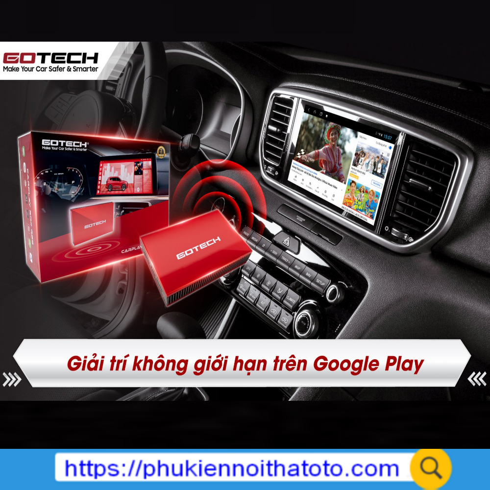 ANDROID BOX GOTECH GB8 + Vietmap live 2 năm