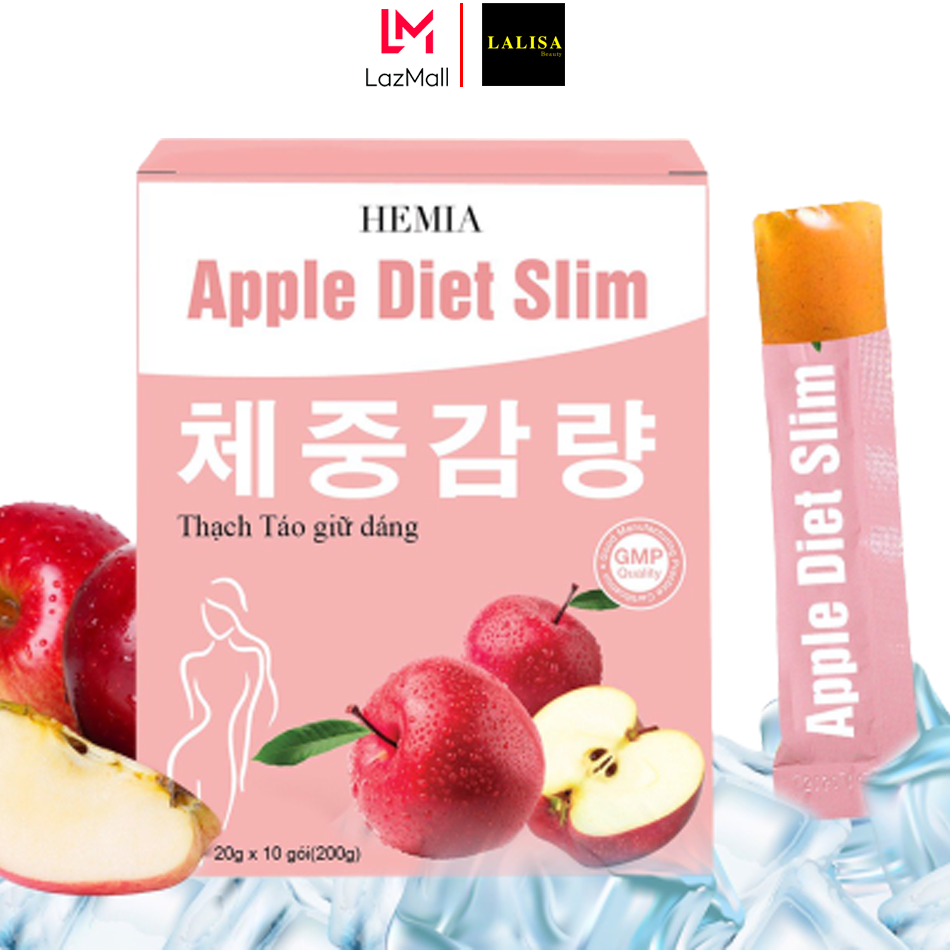 Thạch Táo Giảm Cân Hemia Apple Diet Slim Giảm Mỡ An Toàn Tại Nhà Công Nghệ