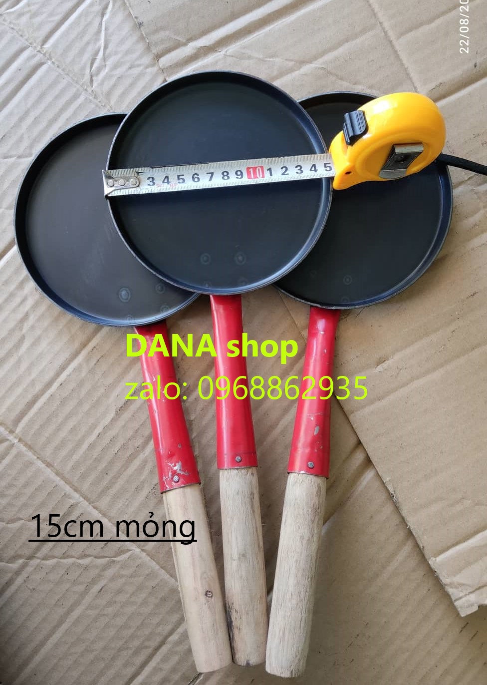 [CÓ CÁN GỖ]Khuôn bánh xèo miền trung 15CM