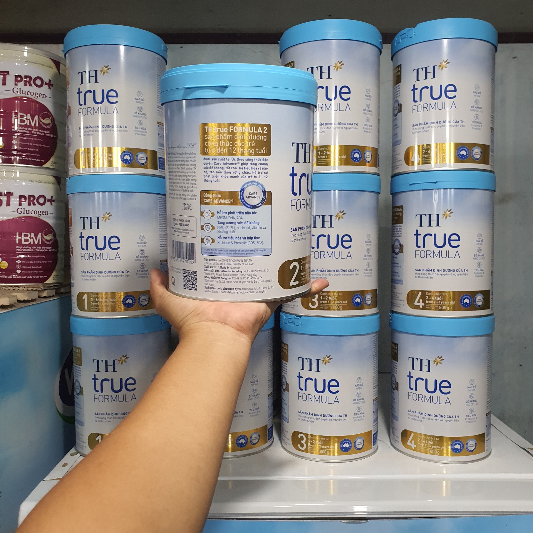 Sữa Bột TH TRUE MILK FORMULA số 2 lon 800g ( 6 - 12 tháng tuổi ) Date 17/02/2025