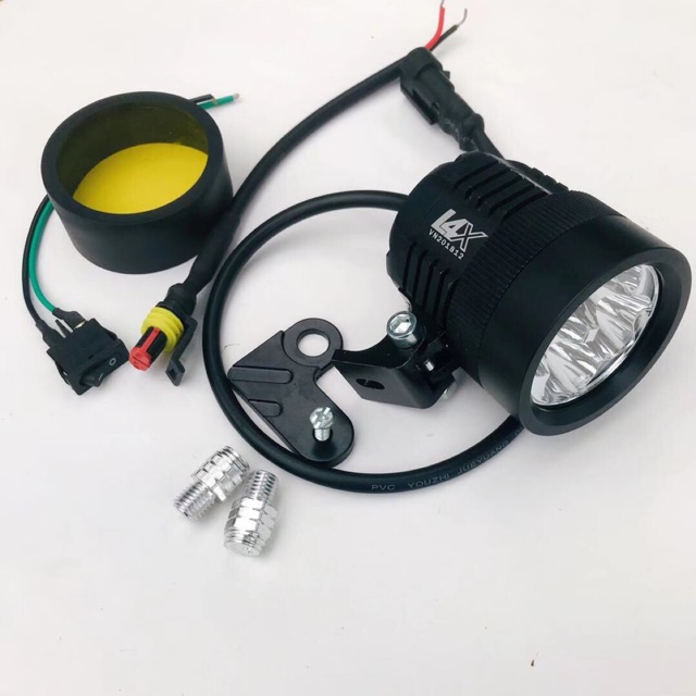 Đèn led trợ sáng L4x loại 1 CREE CNC tặng full phụ kiện