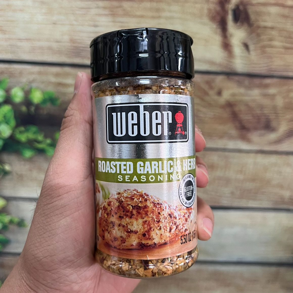 Weber Seasoning, Roasted Garlic & Herb - 5.5 oz