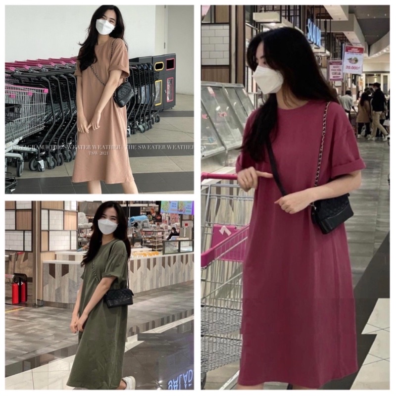 đầm suông rộng giá tốt Tháng 8 2023 ĐầmVáy  Mua ngay Thời Trang Nữ   Shopee Việt Nam