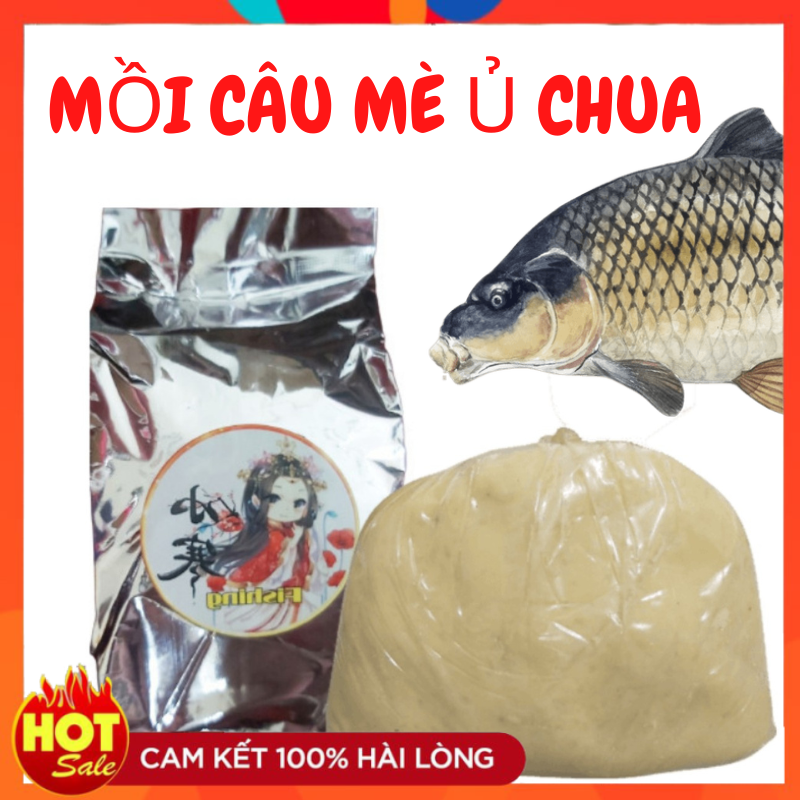 Mồi câu cá mè ủ chua, mè ướt chuyên câu cá mè hiệu quả cao- 16Smile