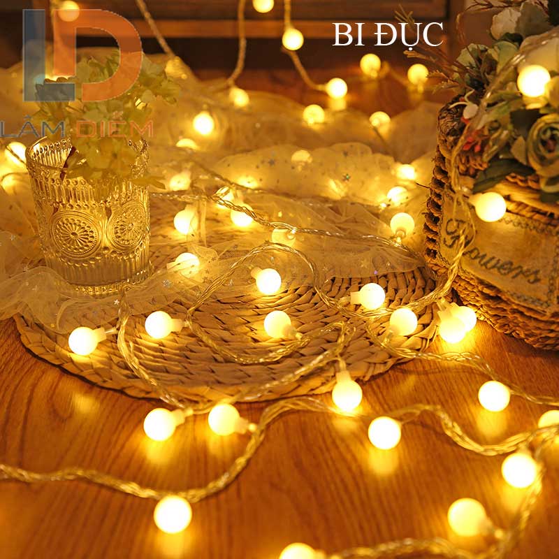 ĐÈN LED TRANG TRÍ CHỚP NHÁY 4M5 - 9M KIỂU BI [HÀNG CHẤT LƯỢNG]