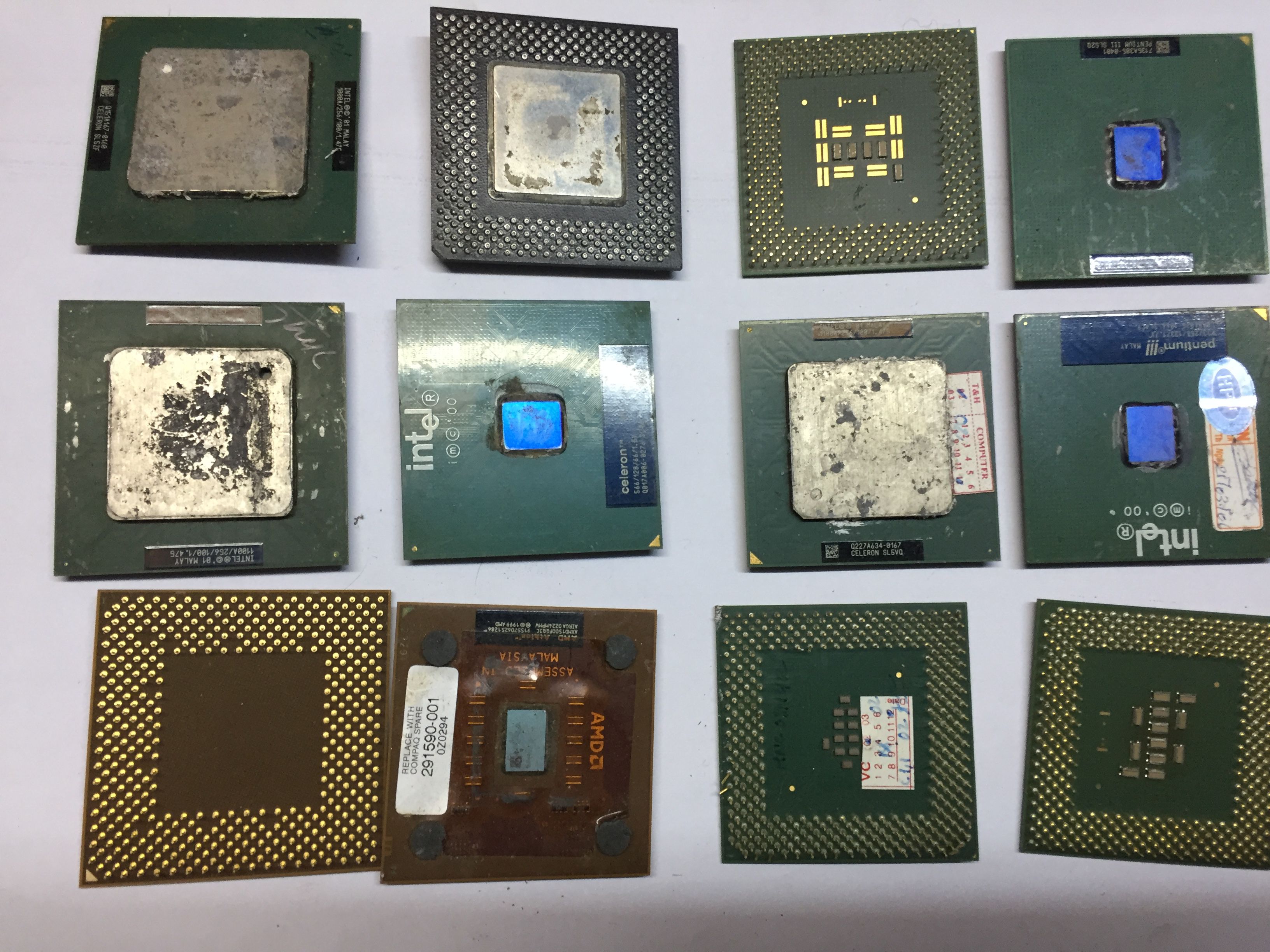 Chip CPU Intel Có chân Socket 370 Hỏng dùng Phân Kim, Linh kiện máy tính, Tản nhiệt & nguồn điện, Nguồn máy tính
