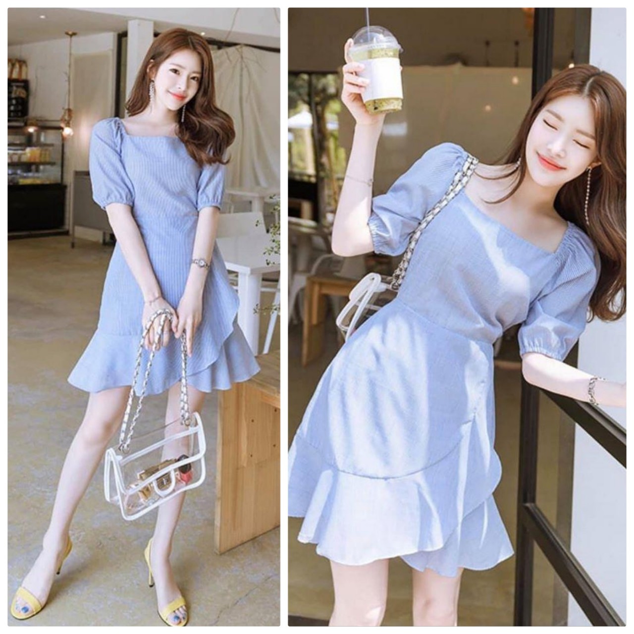 Đầm xòe thêu họa tiết thổ cẩm sang trọng -beyeu1688 - by4383b
