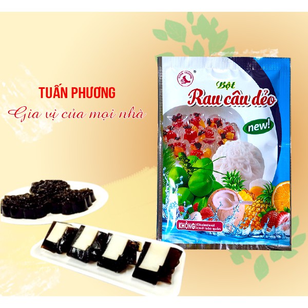 1 gói Bột rau câu dẻo làm thạch, làm miến keto
