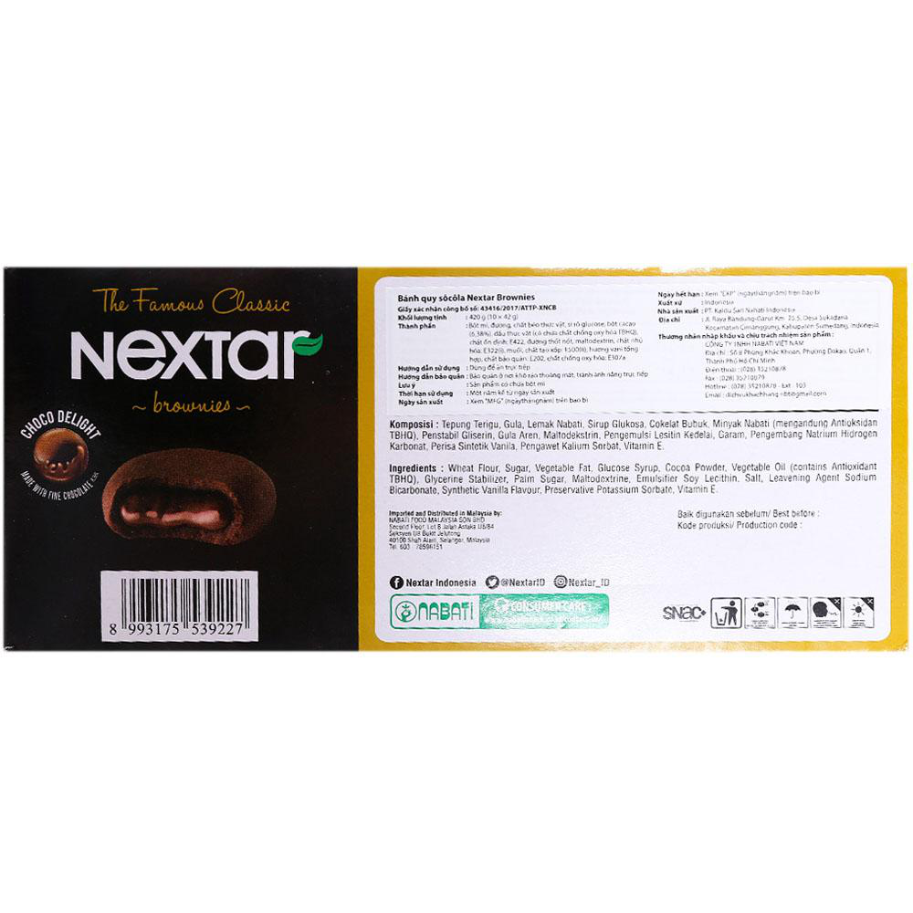 Bánh Socola Nabati Nextar 112g=14g x8c