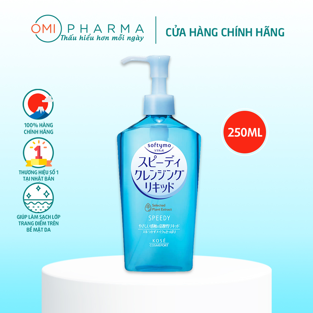 Nước tẩy trang làm sạch nhanh kose softymo 230ml nhật bản