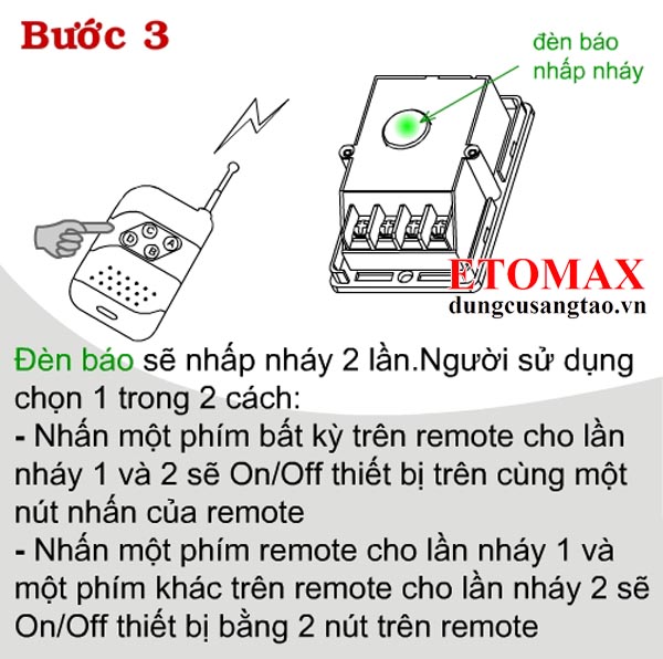 Công tắc điều khiển từ xa RC1A