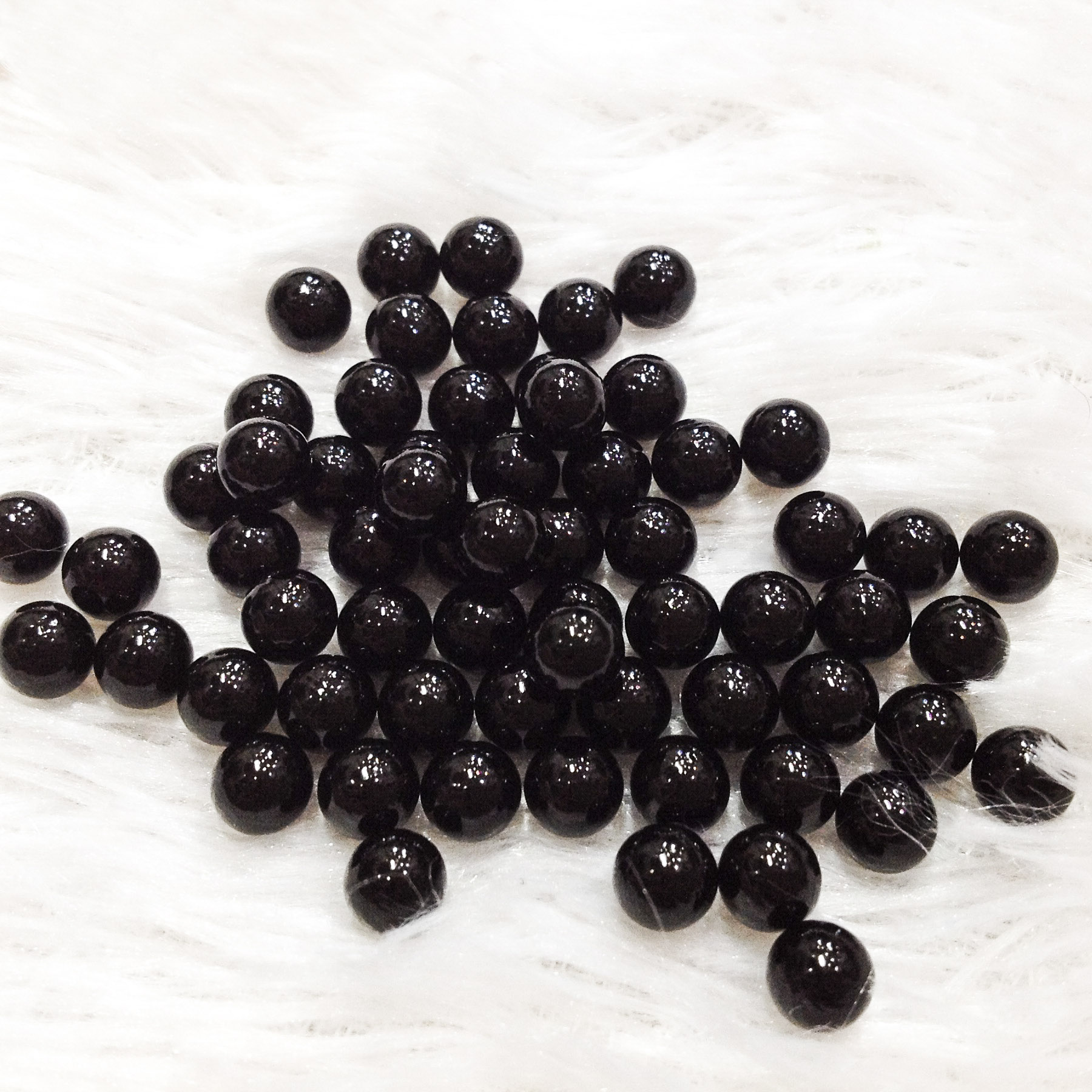 20 Cườm bấm ngọc trai 6MM siêu đẹp Hạt cườm nhựa ngọc trai không lỗ siêu bóng sang trọng dùng đính kết trang phục[GÓI 20 HẠT 6MM VÀ 20 ĐẾ BẤM]