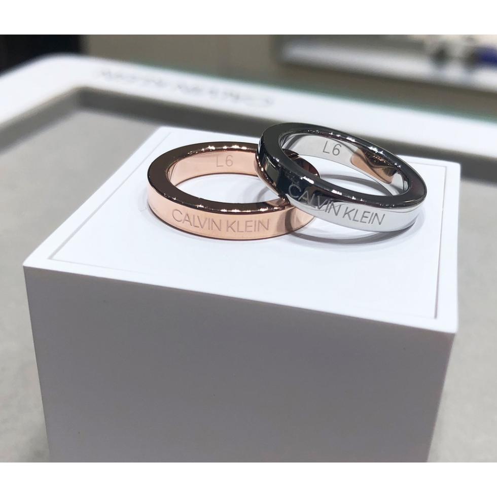 Nhẫn Cặp đôi Calvin Klein Hook Rose Gold Ring - Nhẫn CK Authentic, Thẻ Tag, Bill Check Code - Daniel Store .