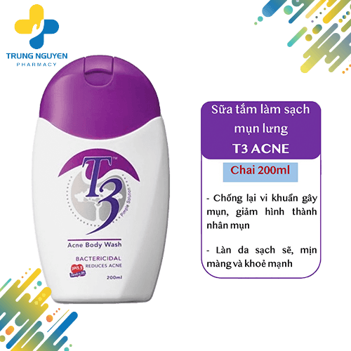 Sữa tắm toàn thân T3 (Chai 200ml)