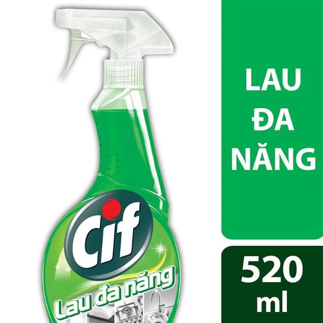 Nước Lau CIF và Sunlight 500ML Chai Xịt