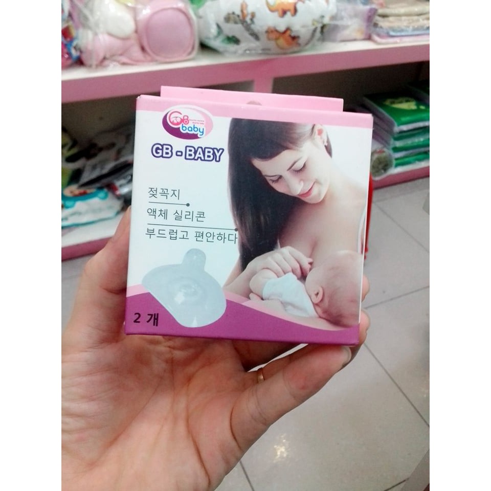 NÚM TRỢ TI SILICON GB BABY HÀN QUỐC [1 HỘP 2 CÁI]