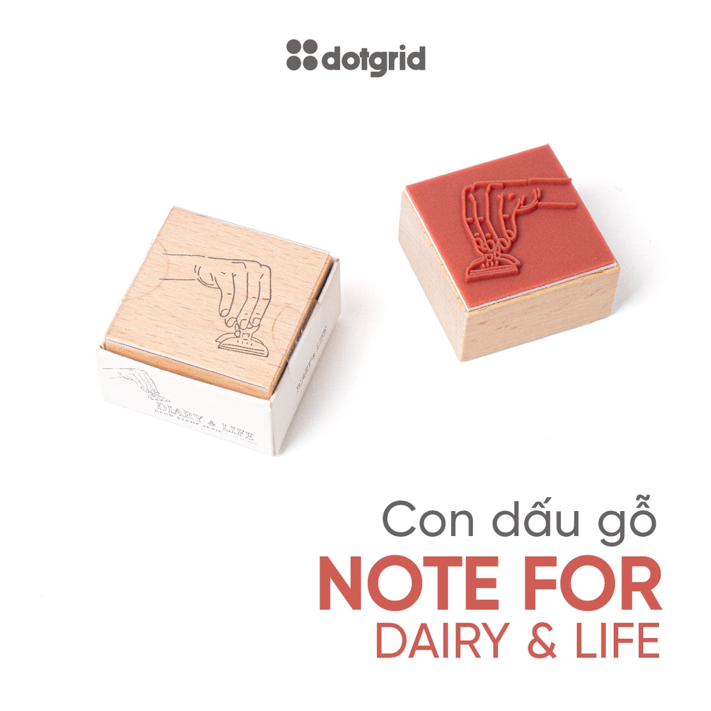 Con dấu NOTE FOR DIARY&LIFE - Clamping