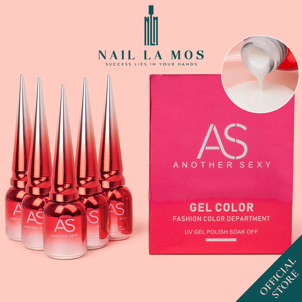 Sơn gel AS chính hãng màu nước gạo 15ml