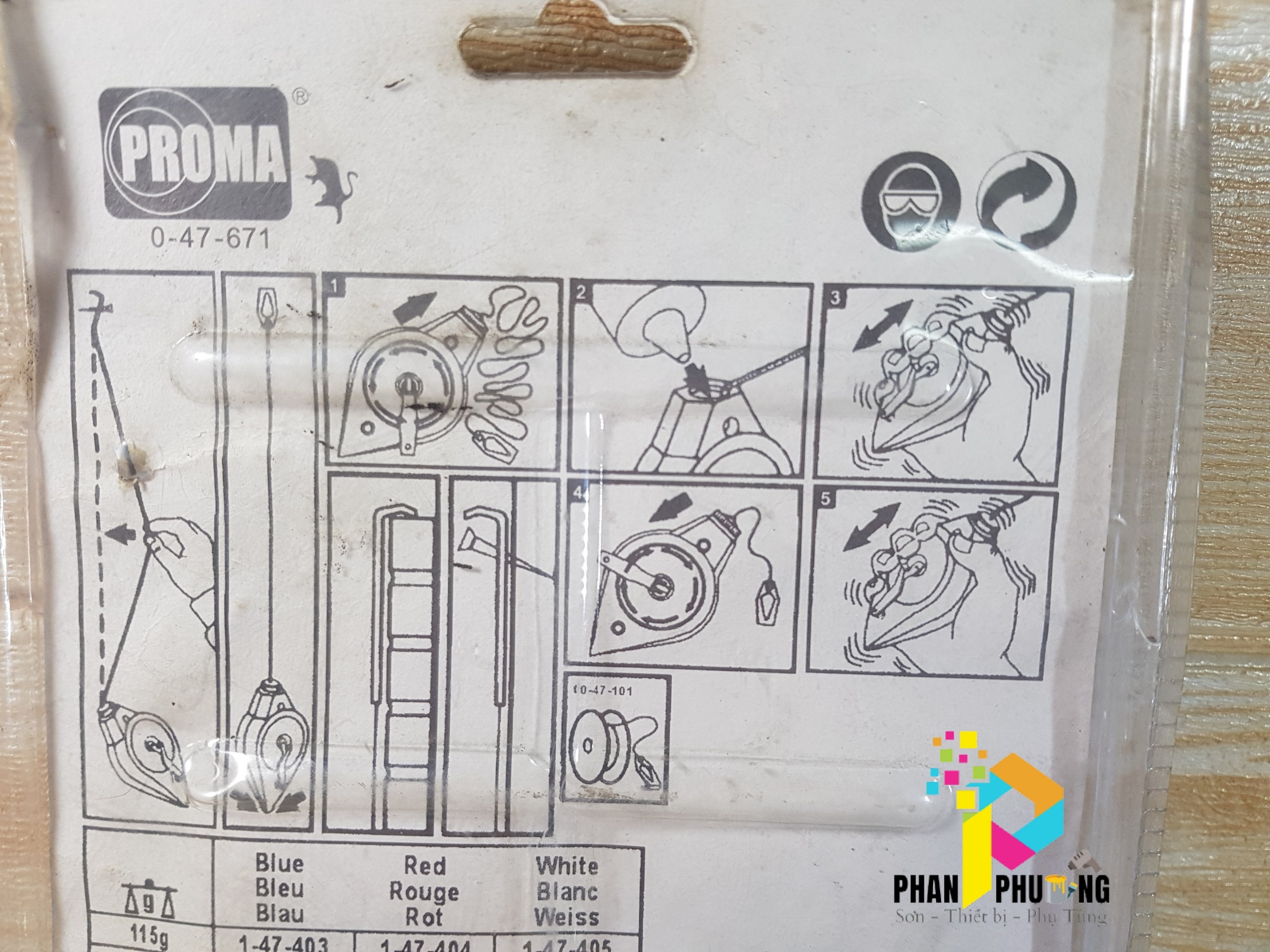 CHỈ BÚNG MỰC / BỘ BẬT MỰC 15M PROMA